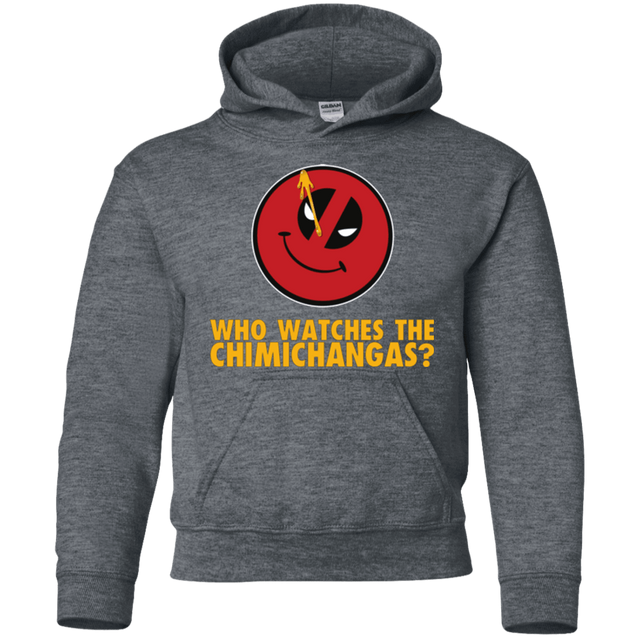 Sweatshirts Dark Heather / YS Chimichangas V4 Youth Hoodie