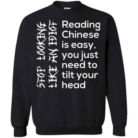 Sweatshirts Black / Small Chinese Crewneck Sweatshirt