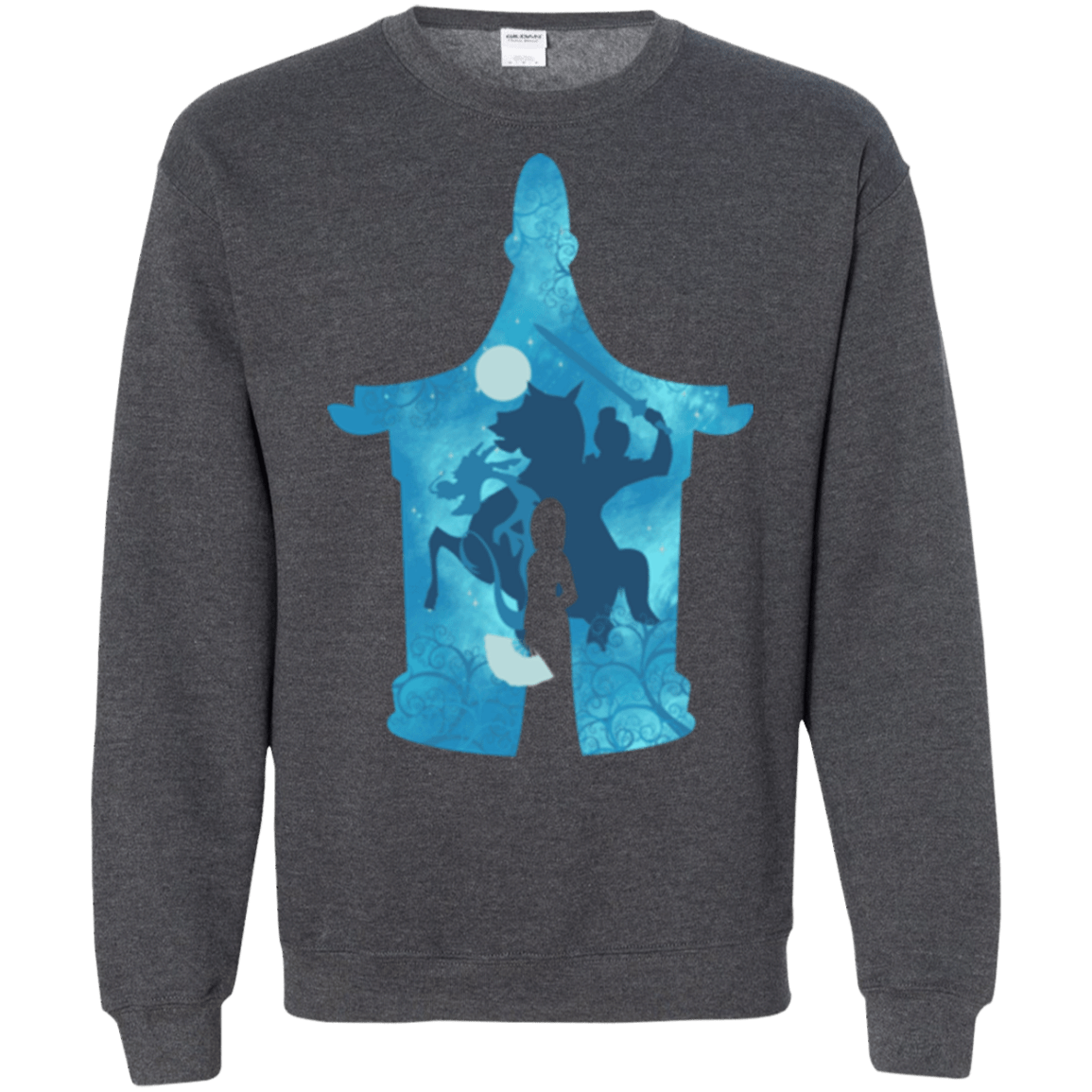 Sweatshirts Dark Heather / S Chinese Portrait Crewneck Sweatshirt