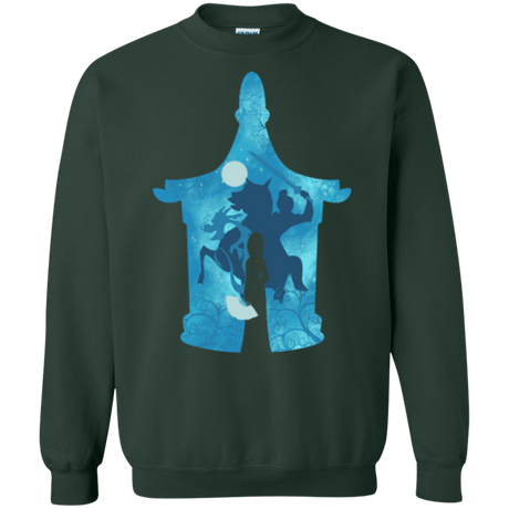 Sweatshirts Forest Green / S Chinese Portrait Crewneck Sweatshirt