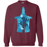 Sweatshirts Maroon / S Chinese Portrait Crewneck Sweatshirt