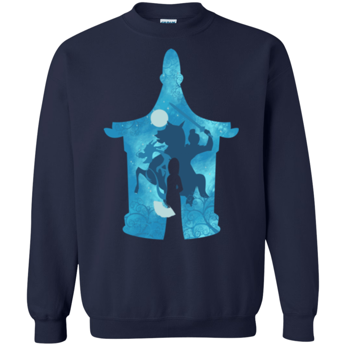 Sweatshirts Navy / S Chinese Portrait Crewneck Sweatshirt