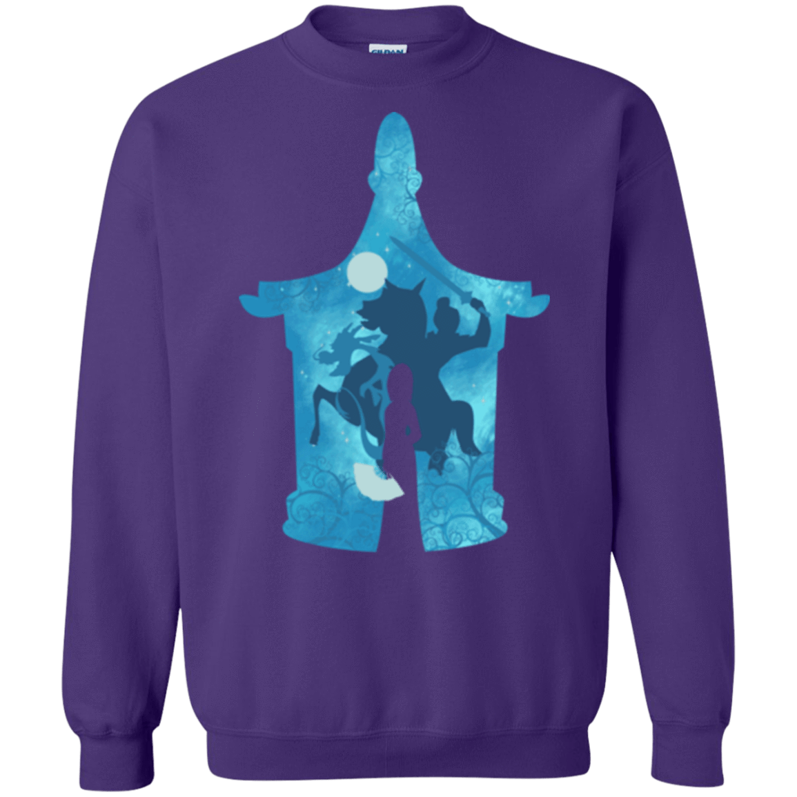 Sweatshirts Purple / S Chinese Portrait Crewneck Sweatshirt