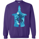 Sweatshirts Purple / S Chinese Portrait Crewneck Sweatshirt