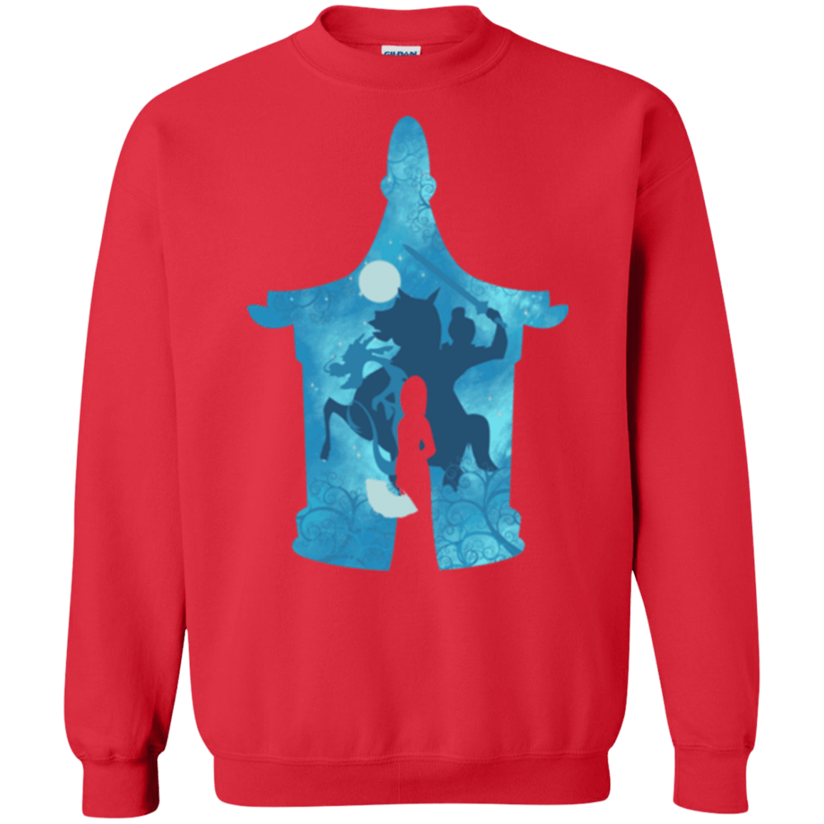 Sweatshirts Red / S Chinese Portrait Crewneck Sweatshirt