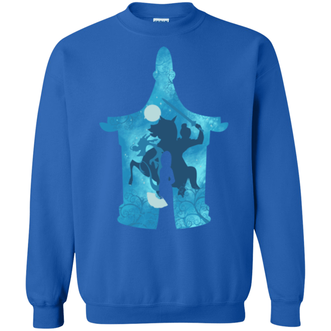 Sweatshirts Royal / S Chinese Portrait Crewneck Sweatshirt