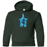 Sweatshirts Forest Green / YS Chinese Portrait Youth Hoodie