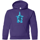 Sweatshirts Purple / YS Chinese Portrait Youth Hoodie