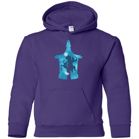 Sweatshirts Purple / YS Chinese Portrait Youth Hoodie