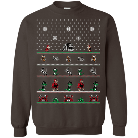 Sweatshirts Dark Chocolate / Small Chip n Dale Christmas Rangers Crewneck Sweatshirt