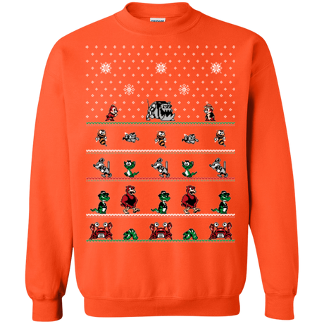 Sweatshirts Orange / Small Chip n Dale Christmas Rangers Crewneck Sweatshirt