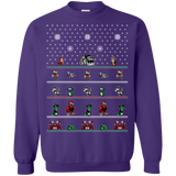 Sweatshirts Purple / Small Chip n Dale Christmas Rangers Crewneck Sweatshirt