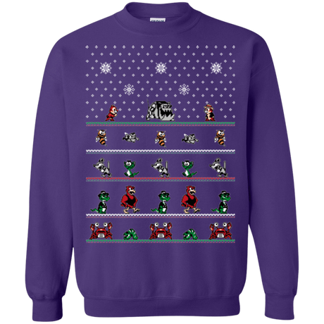 Sweatshirts Purple / Small Chip n Dale Christmas Rangers Crewneck Sweatshirt