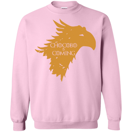 Sweatshirts Light Pink / Small Chocobo is Coming Crewneck Sweatshirt