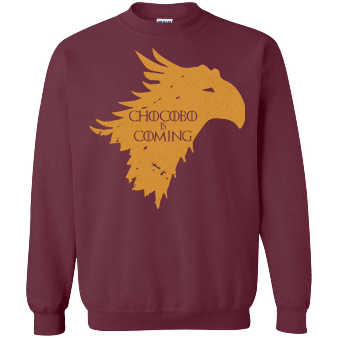 Sweatshirts Maroon / Small Chocobo is Coming Crewneck Sweatshirt