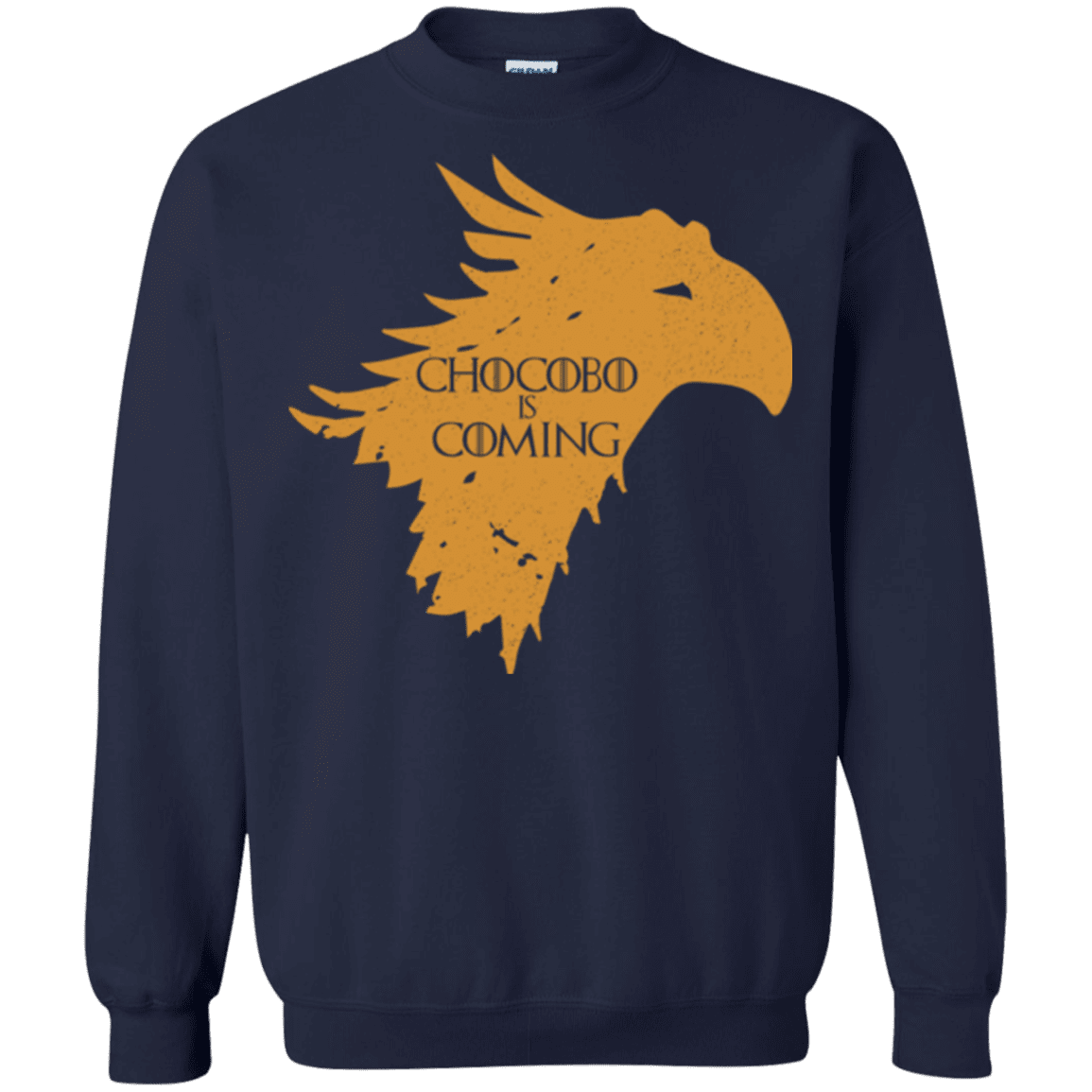 Sweatshirts Navy / Small Chocobo is Coming Crewneck Sweatshirt