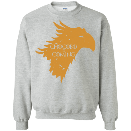 Sweatshirts Sport Grey / Small Chocobo is Coming Crewneck Sweatshirt