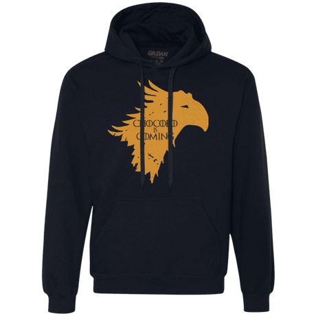 Sweatshirts Navy / Small Chocobo is Coming Premium Fleece Hoodie