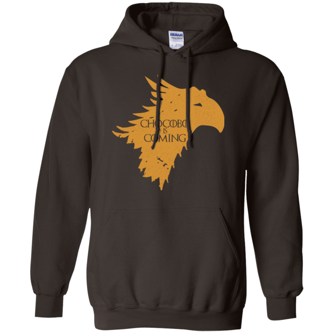 Sweatshirts Dark Chocolate / Small Chocobo is Coming Pullover Hoodie