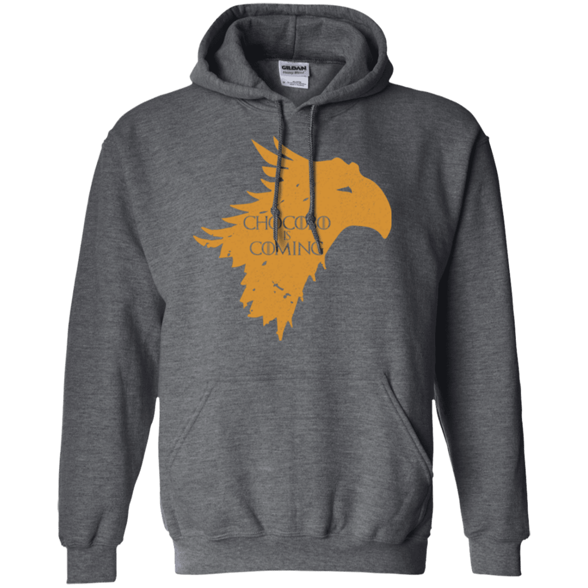 Sweatshirts Dark Heather / Small Chocobo is Coming Pullover Hoodie