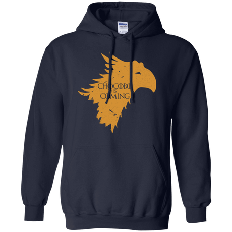 Sweatshirts Navy / Small Chocobo is Coming Pullover Hoodie