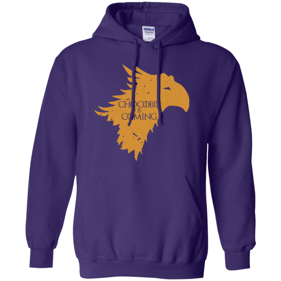 Sweatshirts Purple / Small Chocobo is Coming Pullover Hoodie