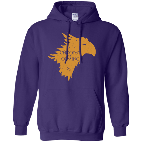 Sweatshirts Purple / Small Chocobo is Coming Pullover Hoodie