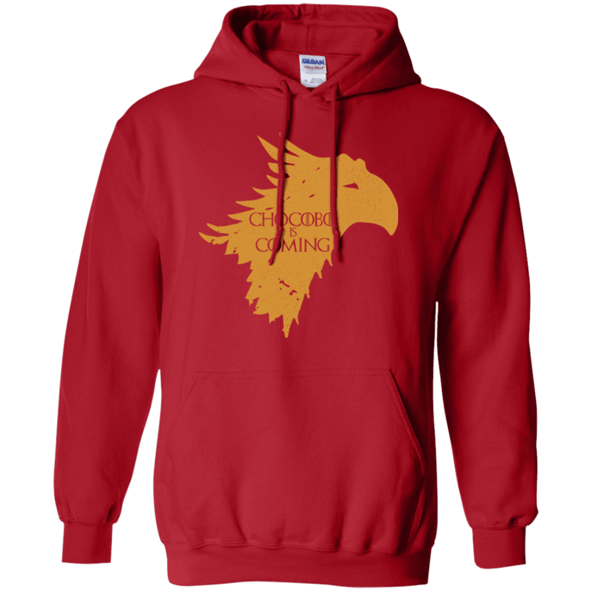 Sweatshirts Red / Small Chocobo is Coming Pullover Hoodie