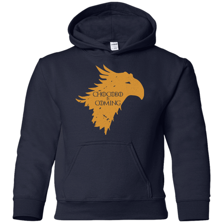 Sweatshirts Navy / YS Chocobo is Coming Youth Hoodie