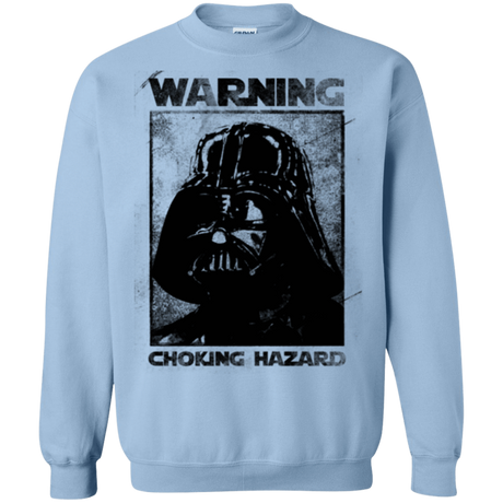 Sweatshirts Light Blue / Small Choking Hazard Crewneck Sweatshirt