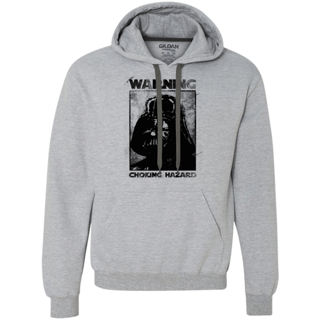 Sweatshirts Sport Grey / Small Choking Hazard Premium Fleece Hoodie