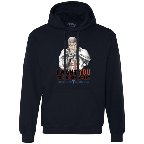 Sweatshirts Navy / Small Choose Wisely Premium Fleece Hoodie