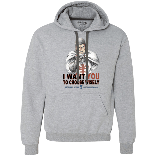 Sweatshirts Sport Grey / Small Choose Wisely Premium Fleece Hoodie