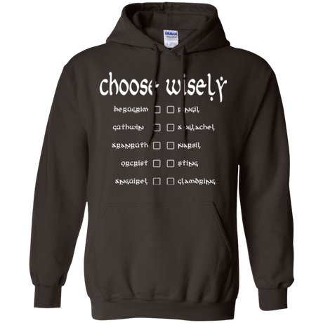 Sweatshirts Dark Chocolate / Small Choose wisely Pullover Hoodie