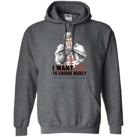 Sweatshirts Dark Heather / Small Choose Wisely Pullover Hoodie