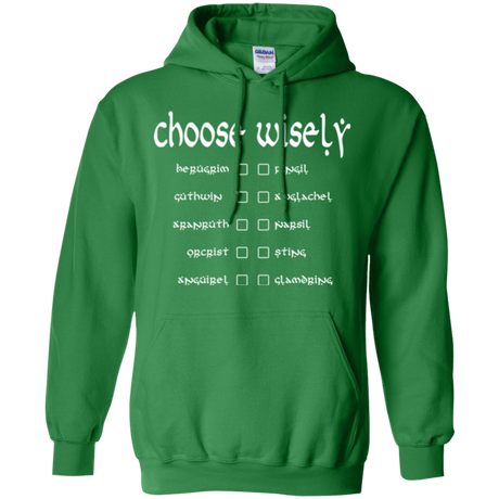 Sweatshirts Irish Green / Small Choose wisely Pullover Hoodie