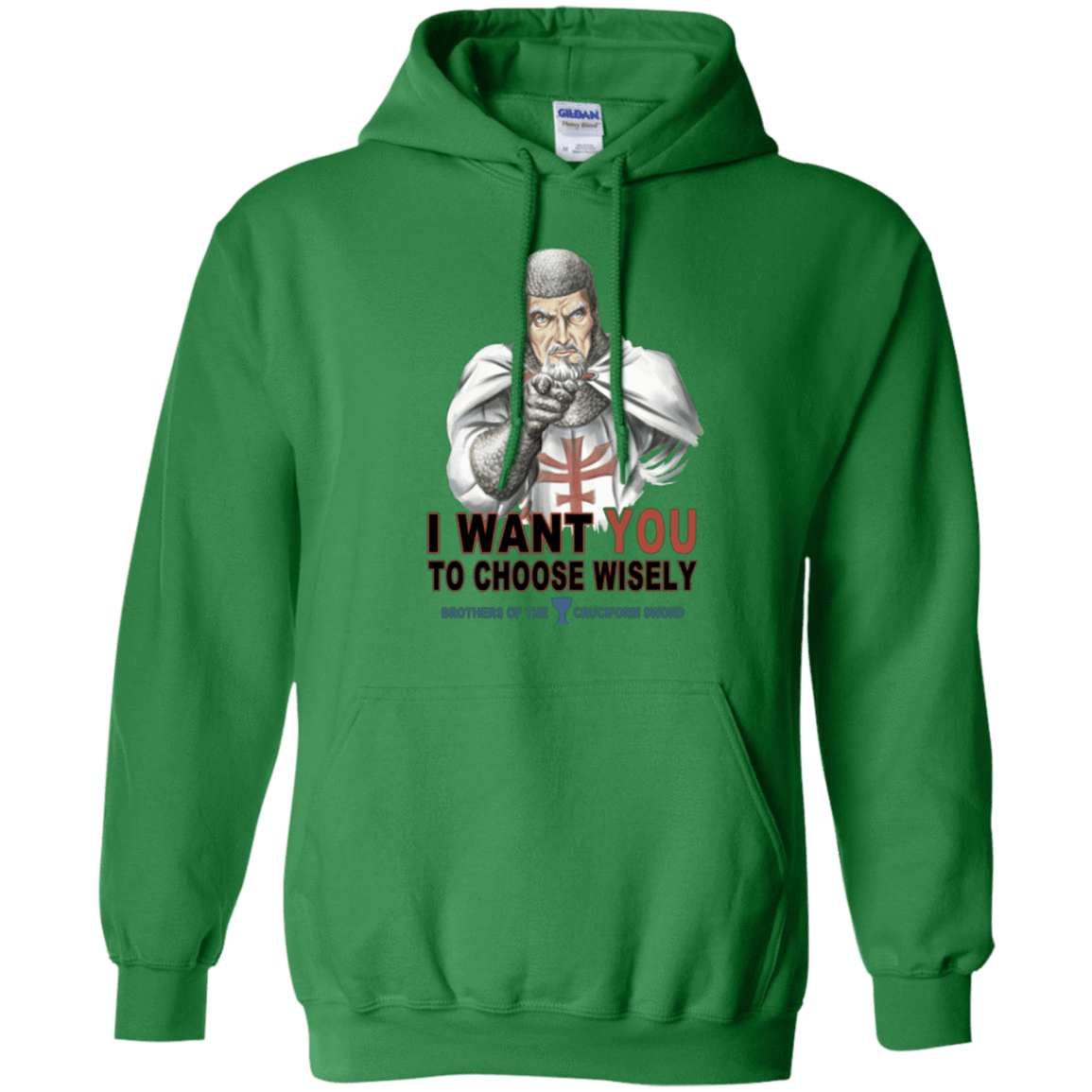 Sweatshirts Irish Green / Small Choose Wisely Pullover Hoodie