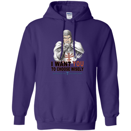 Sweatshirts Purple / Small Choose Wisely Pullover Hoodie