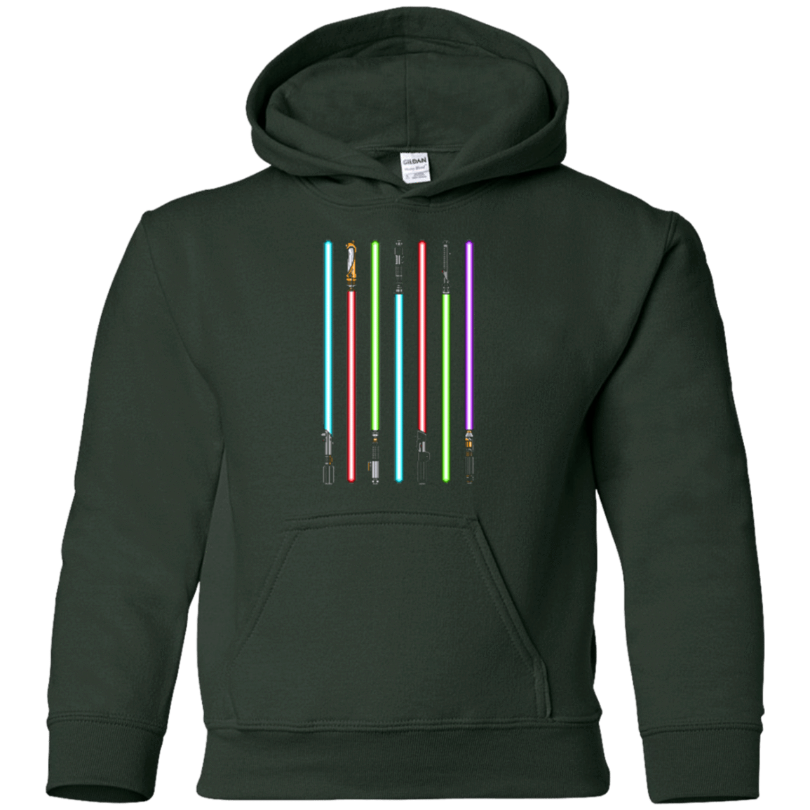 Sweatshirts Forest Green / YS Choose Your Saber Youth Hoodie