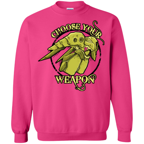 Sweatshirts Heliconia / Small CHOOSE YOUR WEAPON Crewneck Sweatshirt
