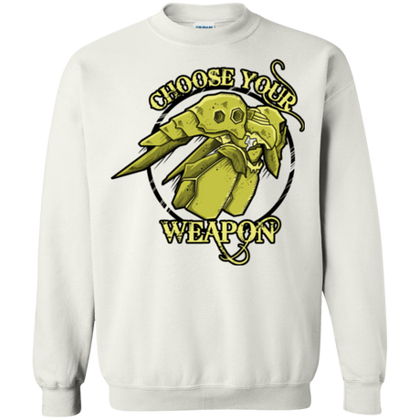 Sweatshirts White / Small CHOOSE YOUR WEAPON Crewneck Sweatshirt