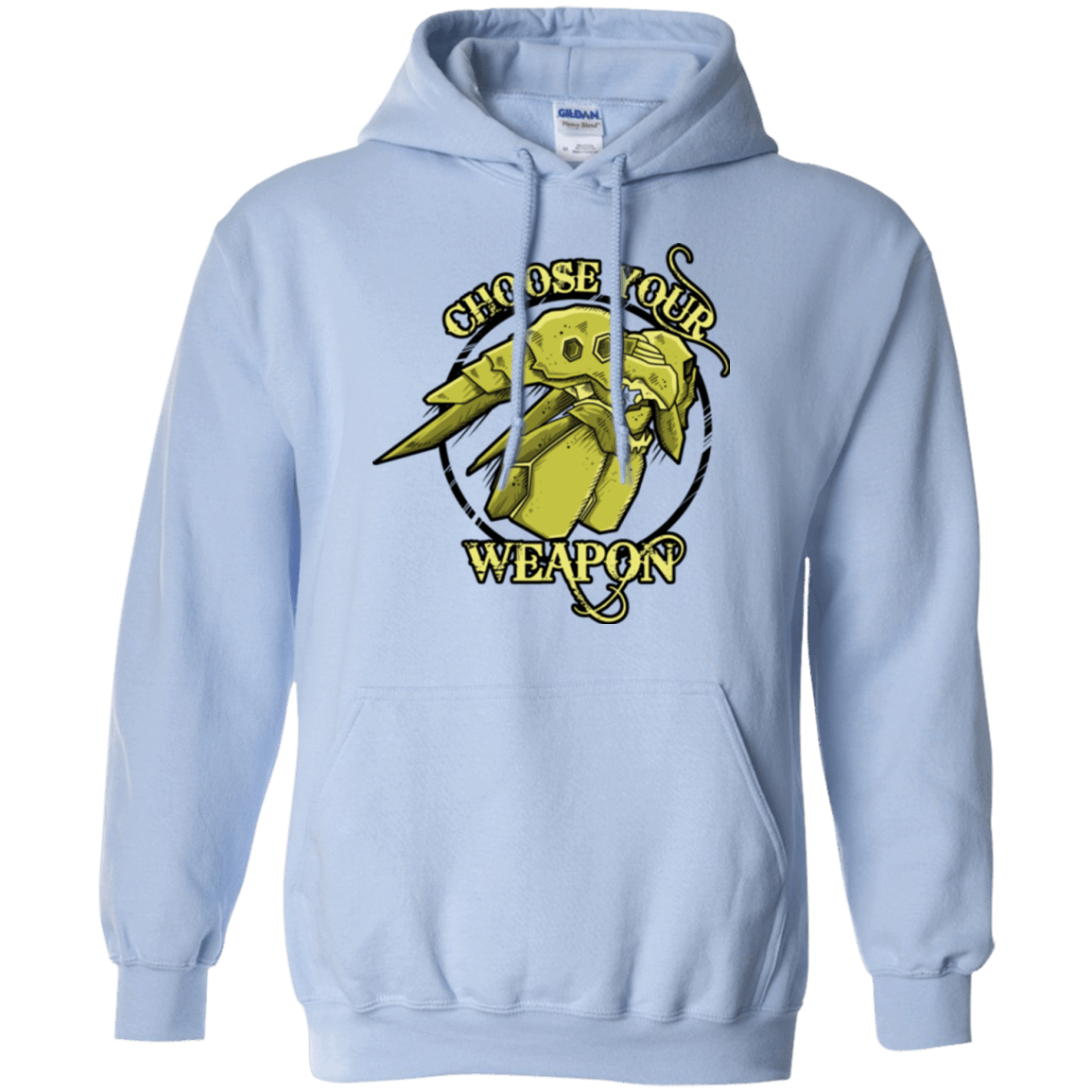 Sweatshirts Light Blue / Small CHOOSE YOUR WEAPON Pullover Hoodie