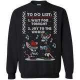 Sweatshirts Black / S Christmas List Crewneck Sweatshirt