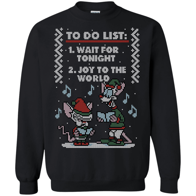 Sweatshirts Black / S Christmas List Crewneck Sweatshirt