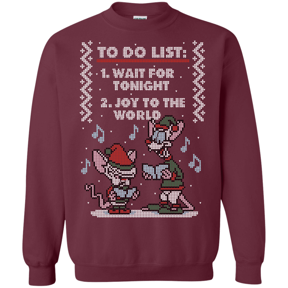 Sweatshirts Maroon / S Christmas List Crewneck Sweatshirt