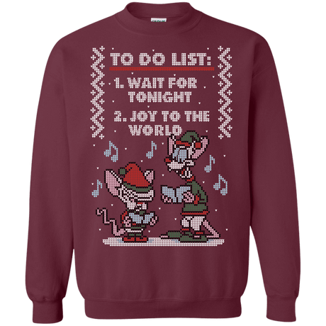 Sweatshirts Maroon / S Christmas List Crewneck Sweatshirt