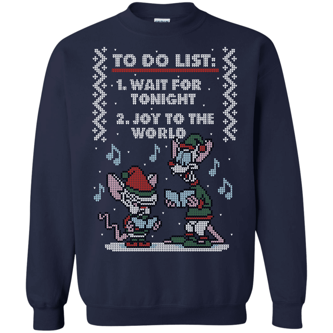 Sweatshirts Navy / S Christmas List Crewneck Sweatshirt