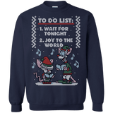 Sweatshirts Navy / S Christmas List Crewneck Sweatshirt