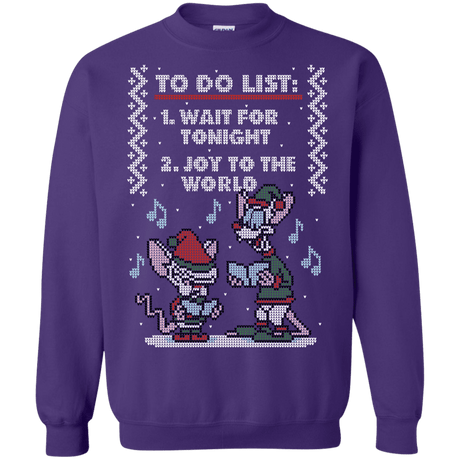 Sweatshirts Purple / S Christmas List Crewneck Sweatshirt