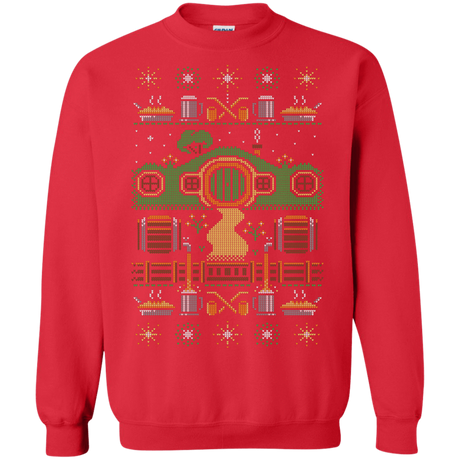 Sweatshirts Red / Small Christmas Shire Crewneck Sweatshirt